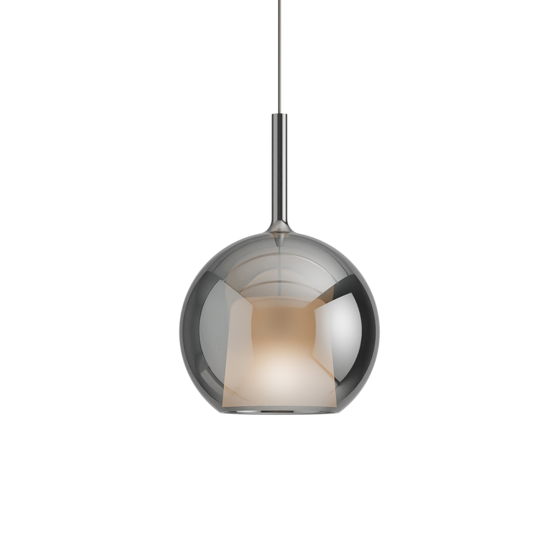 Penta Glo Pendant Light Large Silver On STILL LIFE S 01