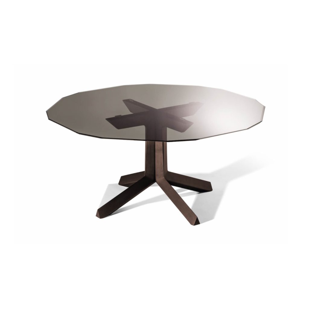 Poltrona Frau Othello Round Glass Dining Table STILL LIFE S 001