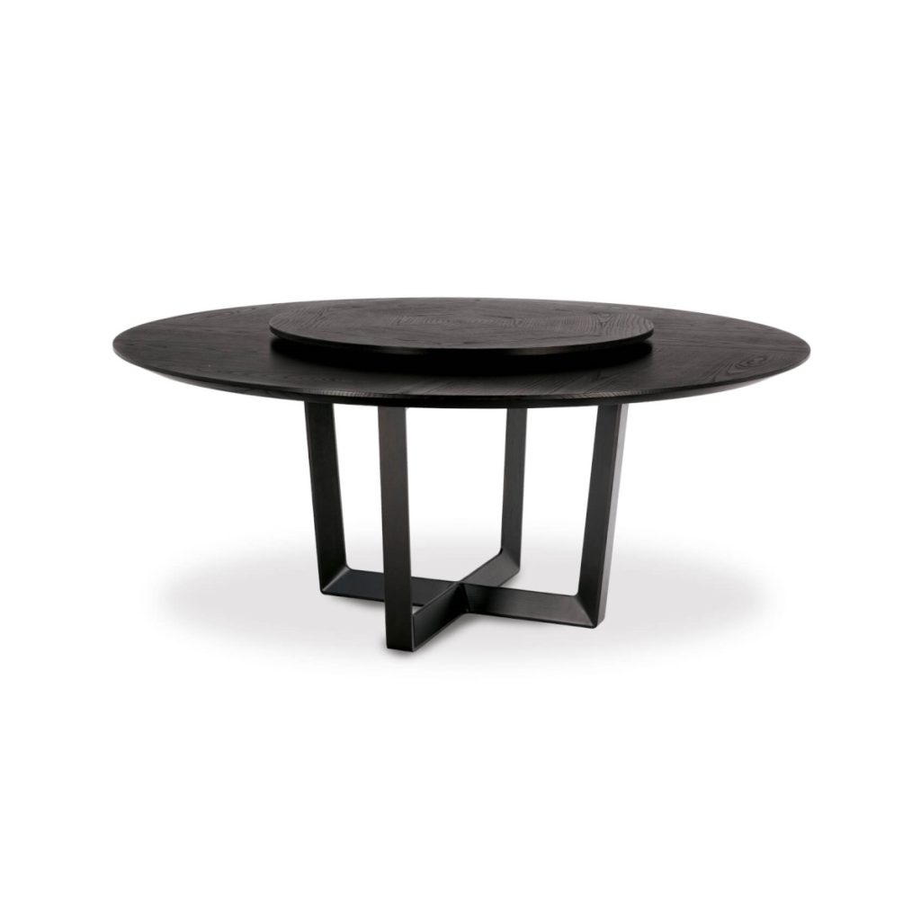 Poltrona Frau bolero round table with lazy susan STILL LIFE S 001