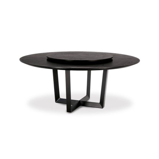 Poltrona Frau bolero round table with lazy susan STILL LIFE S 001