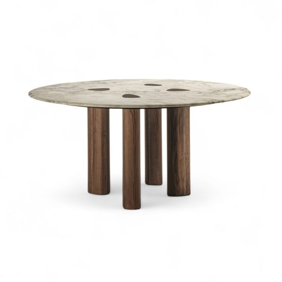 Porada Oswood Round Marble Dining Table STILL LIFE S 001