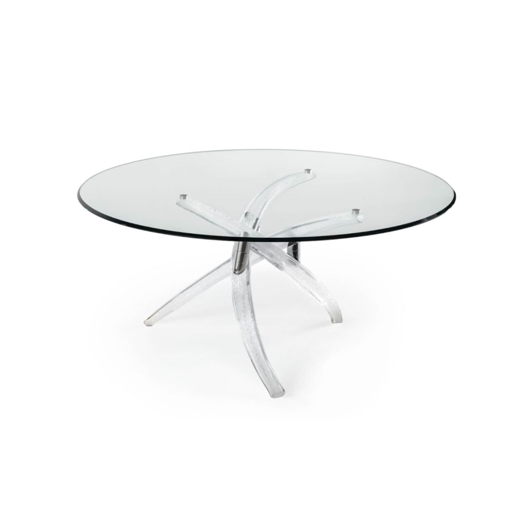 Reflex Angelo Round Glass Fili Derba Dining Table STILL LIFE S 001