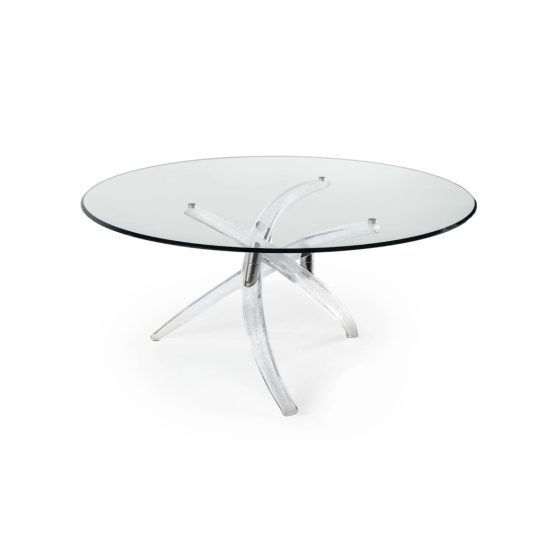 Reflex Angelo Round Glass Fili Derba Dining Table STILL LIFE S 001