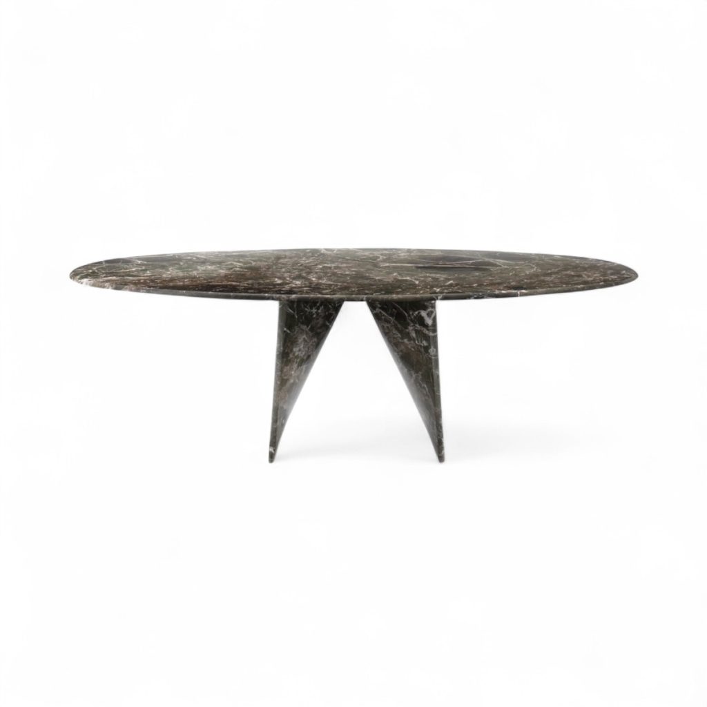 Rimadesio Lambda Marble Oval Dining Table STILL LIFE S 001