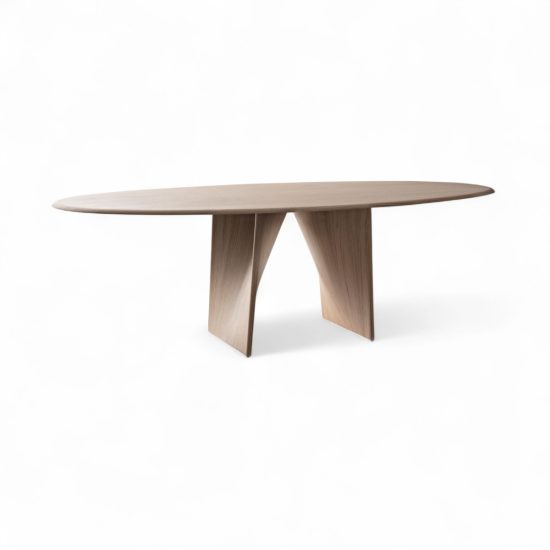 Rimadesio Lambda Oval Wood Dining Table STILL LIFE S 001