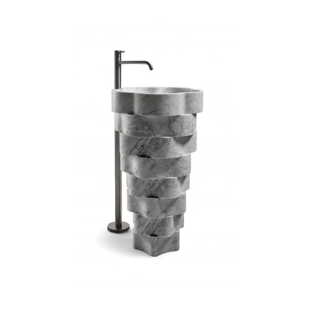 Antonio Lupi Intreccio Freestanding Marble Basin STILL LIFE S 2 01