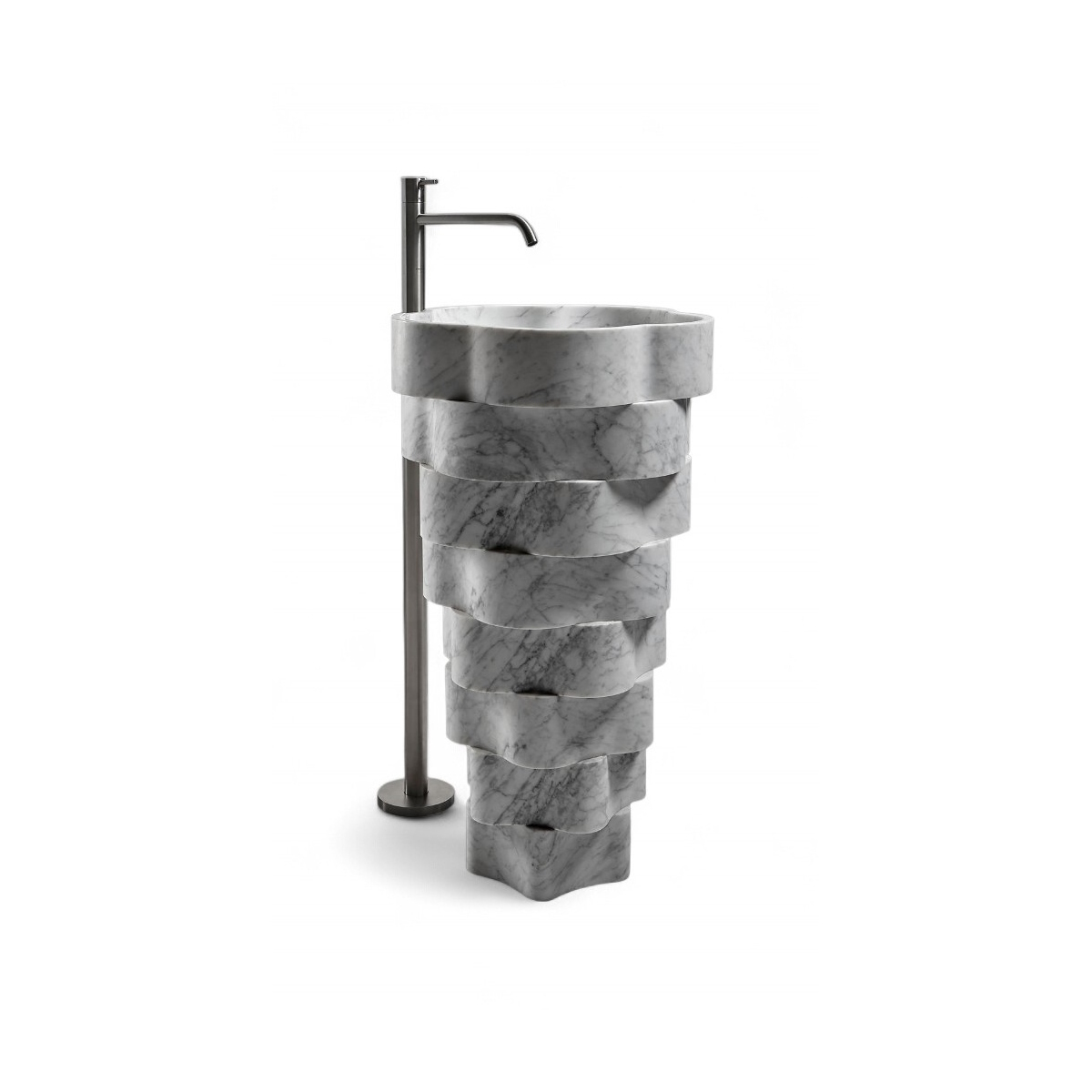 Antonio Lupi Intreccio Freestanding Marble Basin STILL LIFE S 2 01