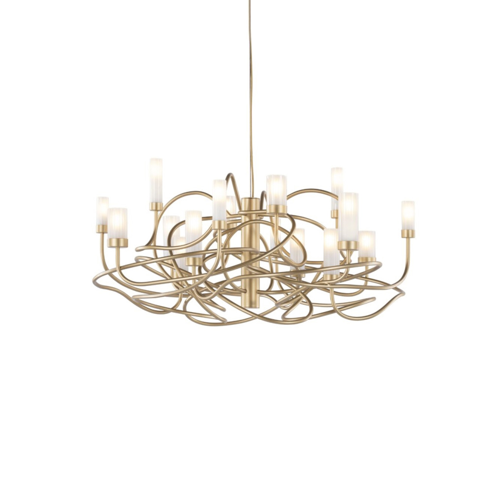 BVE Salsa Chandelier SALC100GSF STILL LIFE S 01