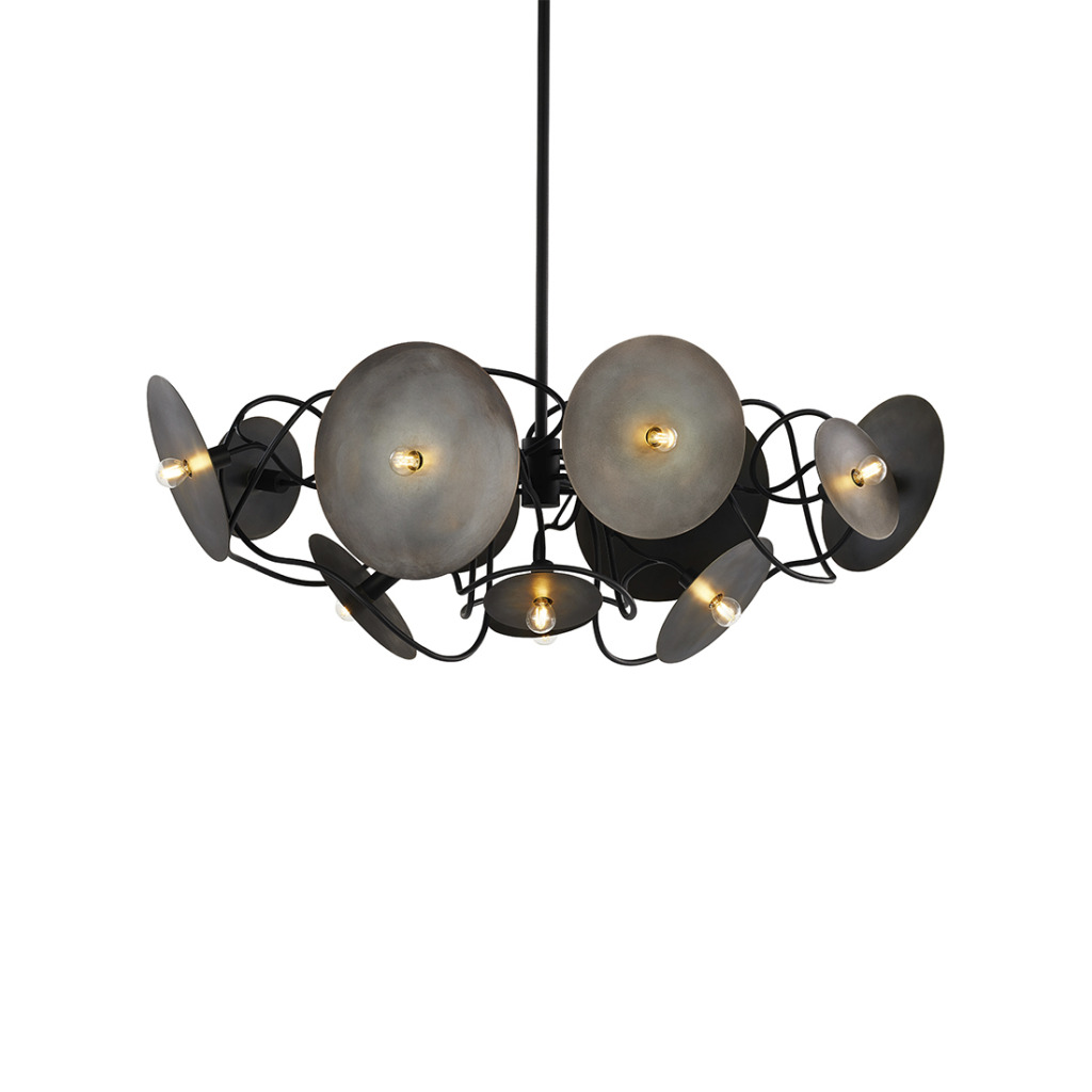Brand Van Egmond Solis Oval Chandelier SOLOC120BDP STILL LIFE S 1 01