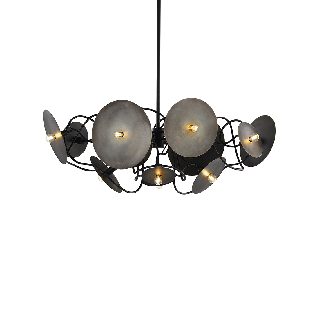 Brand Van Egmond Solis Oval Chandelier SOLOC120BDP STILL LIFE S 1 01