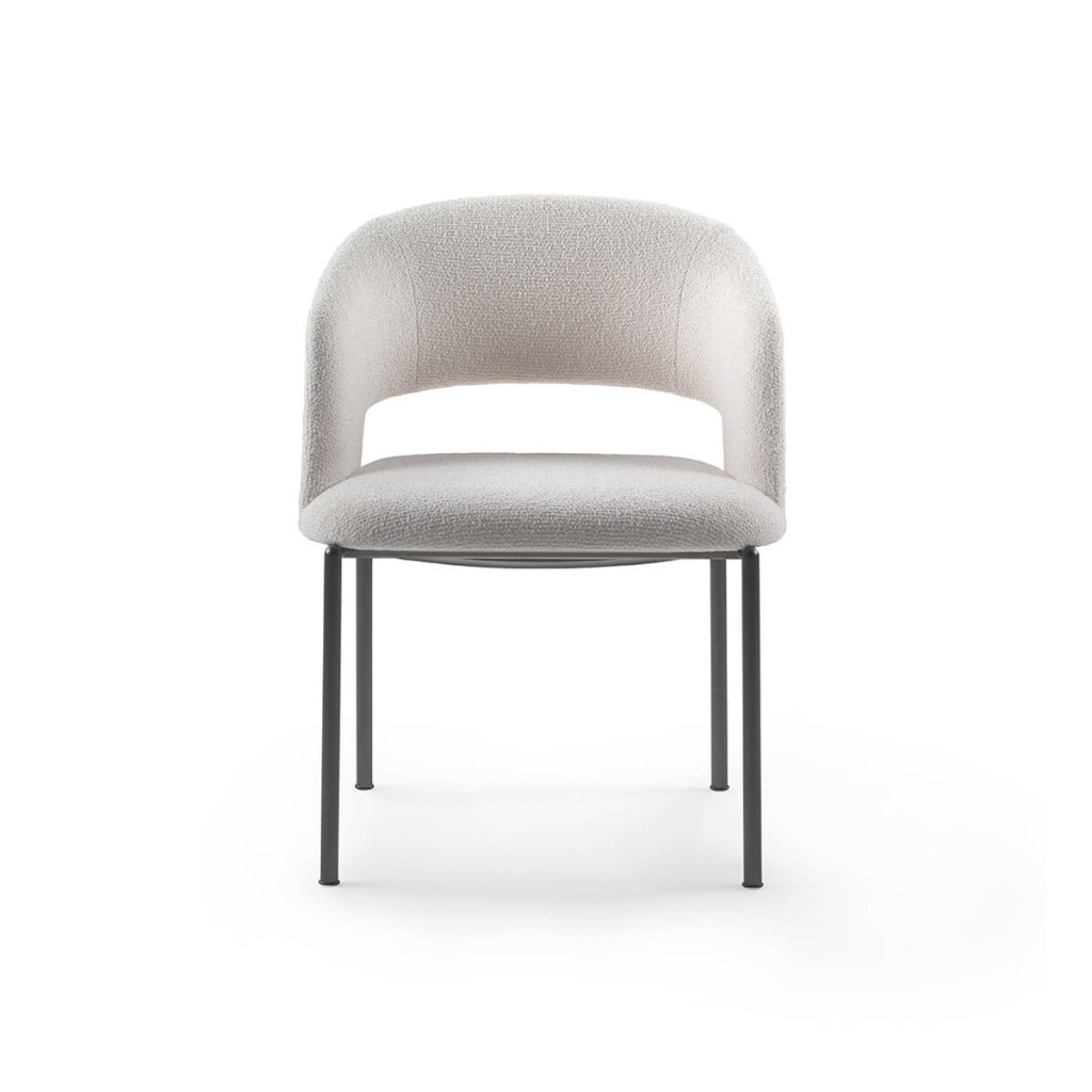 Flexform Alma Metal Base Indoor Dining Armchair STILL LIFE S 1 01