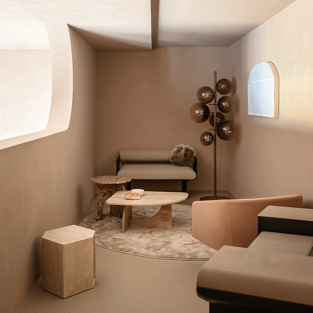 Gallotti Radice Bolle Stelo Floor Lamp Bronzite LIFESTYLE S 2 01