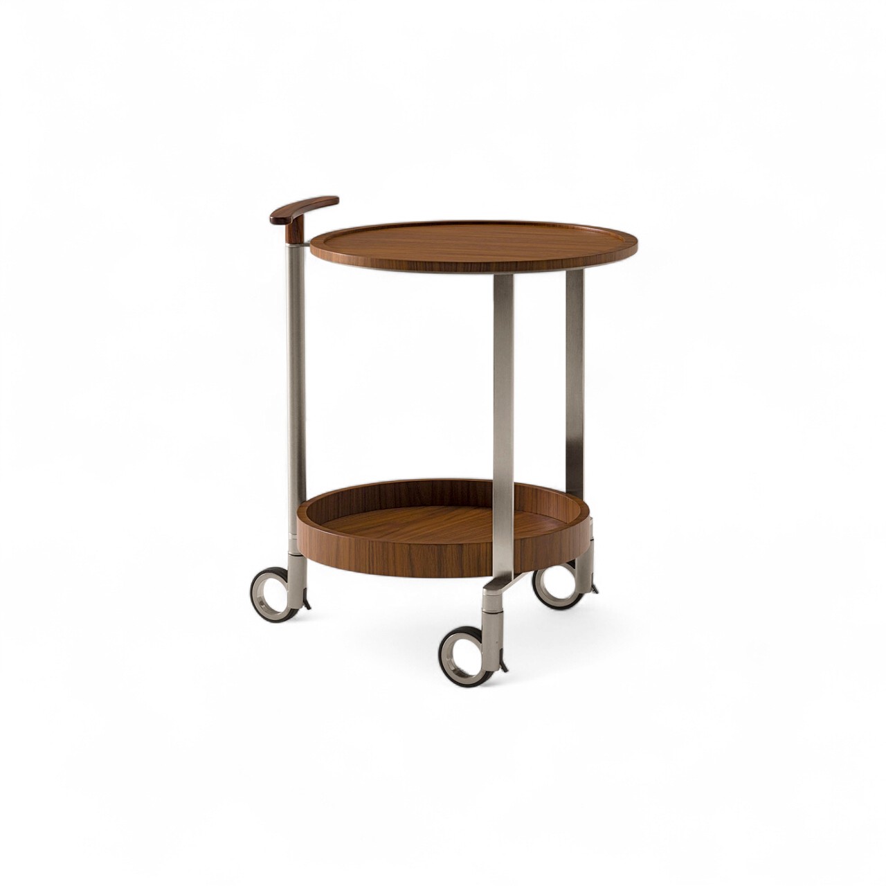 Giorgetti Eos Trolley Walnut STILL LIFE 2 01