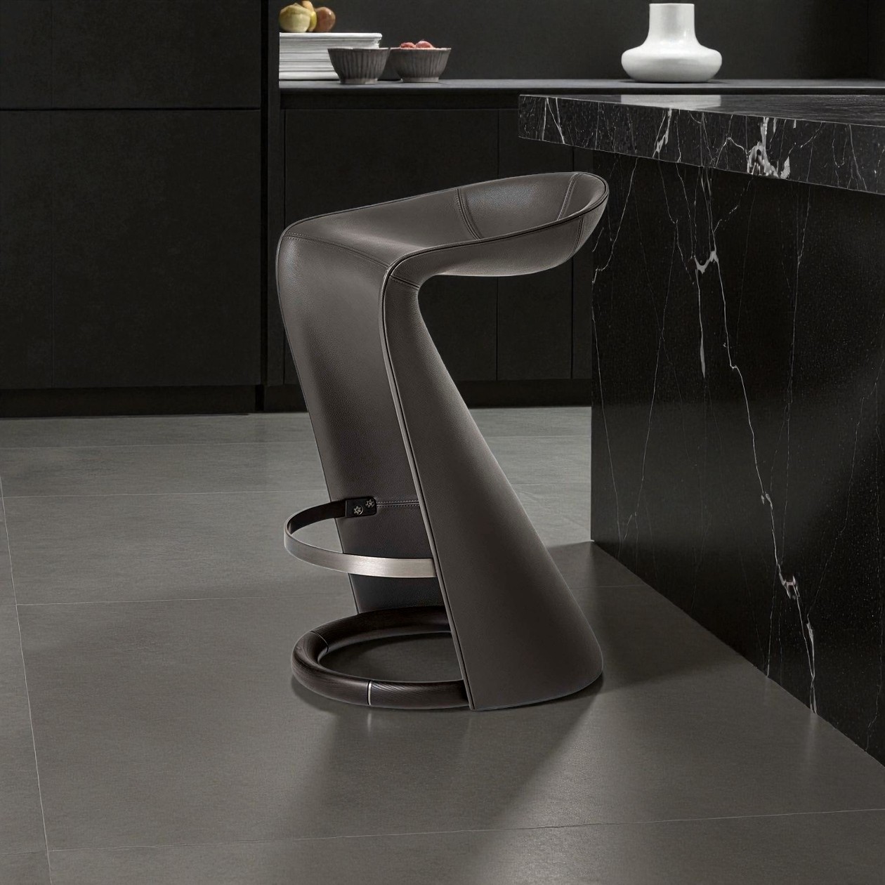 Giorgetti Skirt Bar Stool LIFESTYLE S 2 01