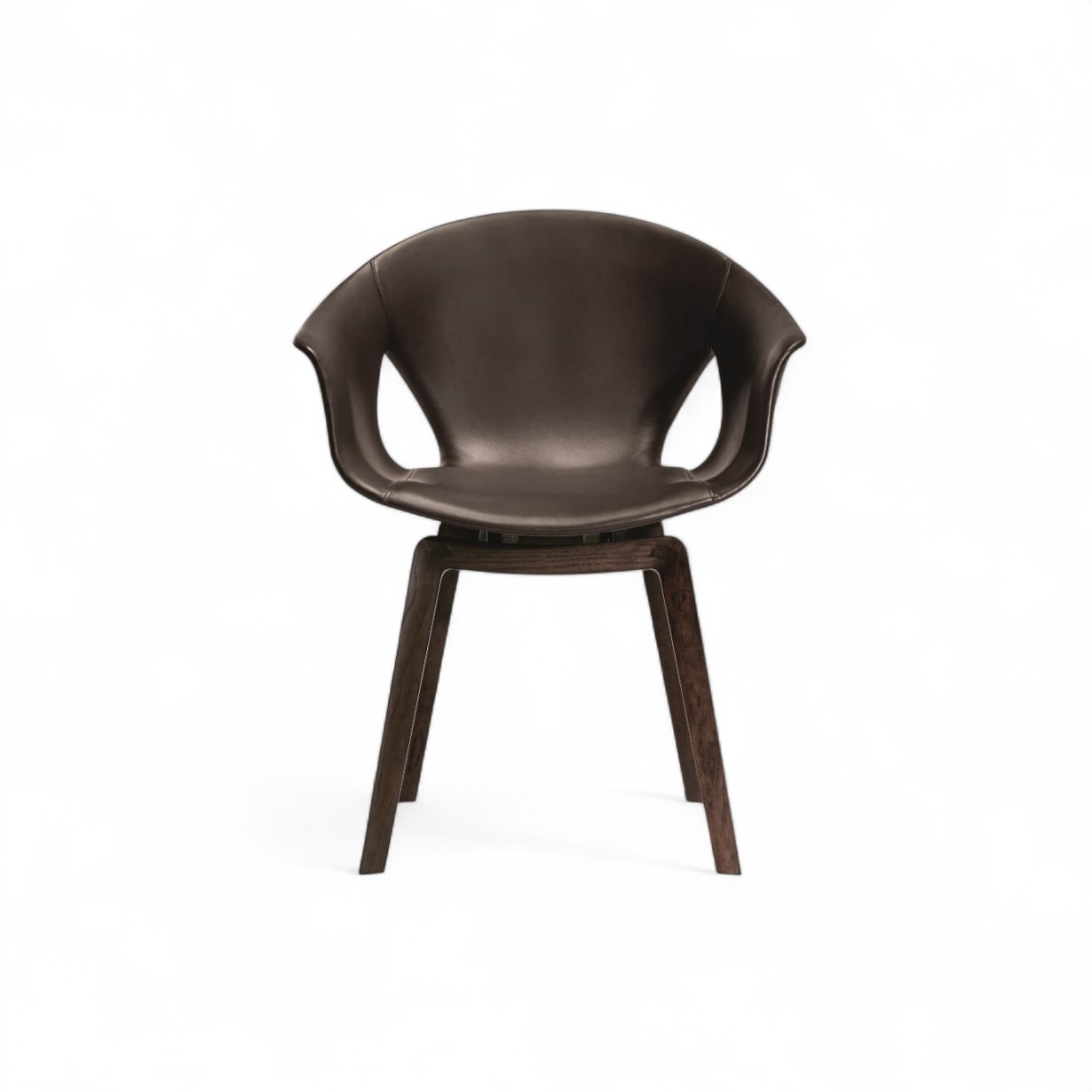 Poltrona Frau Ginger Ale Dining Armchair Wood Legs STILL LIFE S 1 01