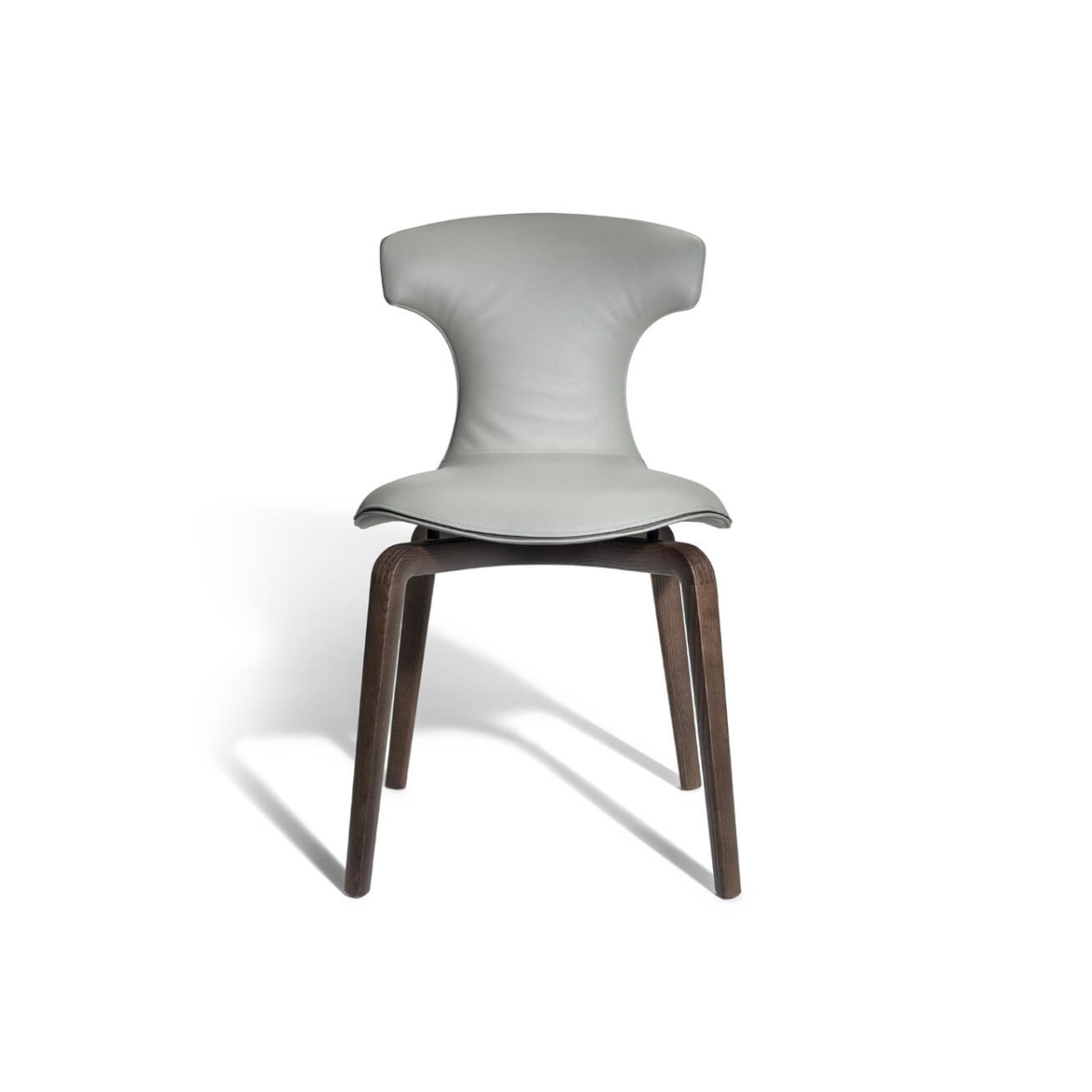 Poltrona Frau Montera Mas Dining Chair Wooden Leg STILL LIFE S Leather 1 01