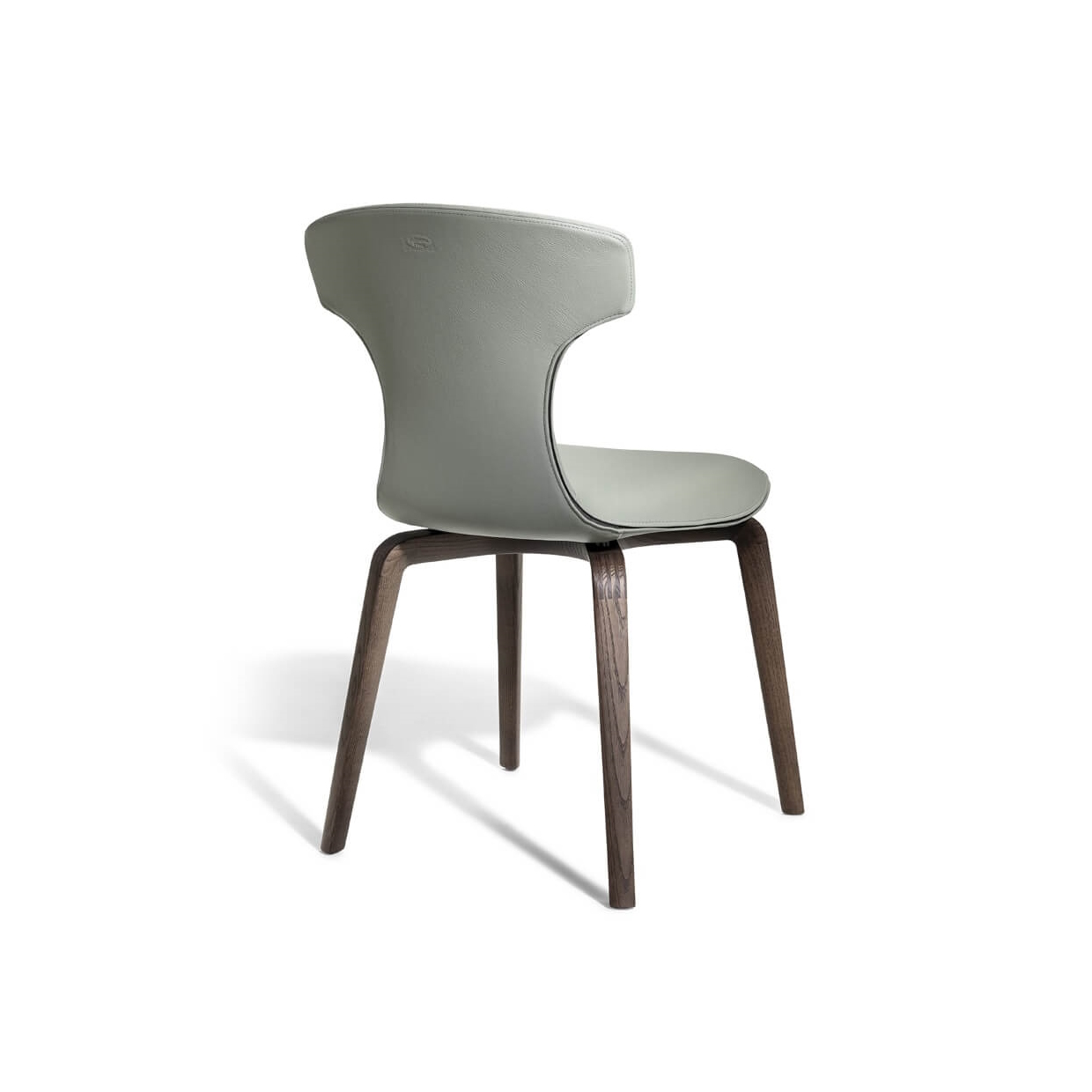 Poltrona Frau Montera Mas Dining Chair Wooden Leg STILL LIFE S Leather 1 03