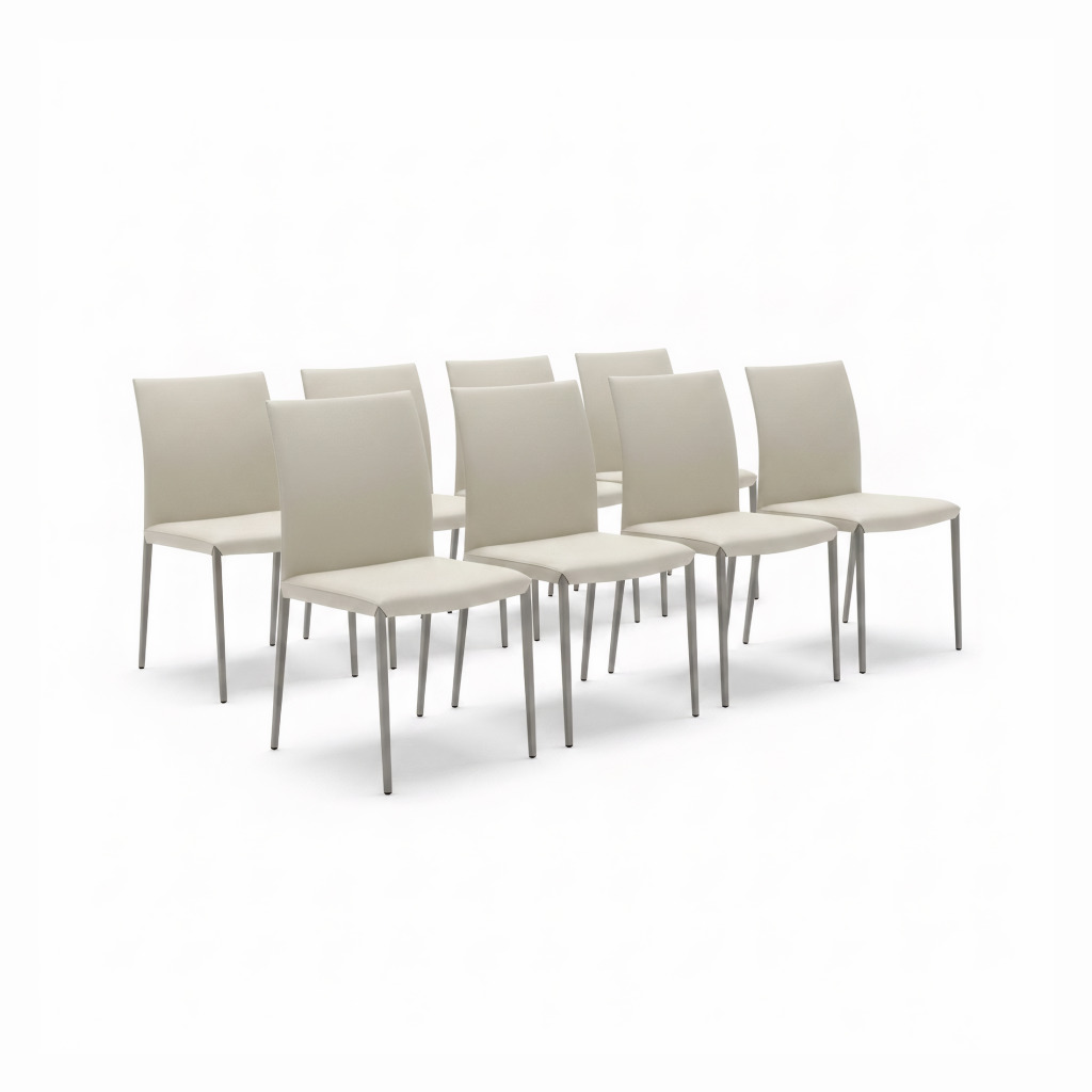 Cattelan Italia Dining Chair Set of 8 Couture Ex Display 26 01